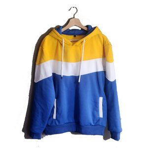 Heavy Blend(White, Yellow, Blue) Hooded Sweatshirt for Men